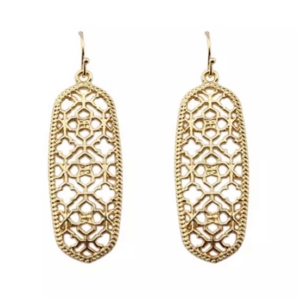 Jewelry - 🔴 5/$20 boho filigree earrings, Gold, NEW